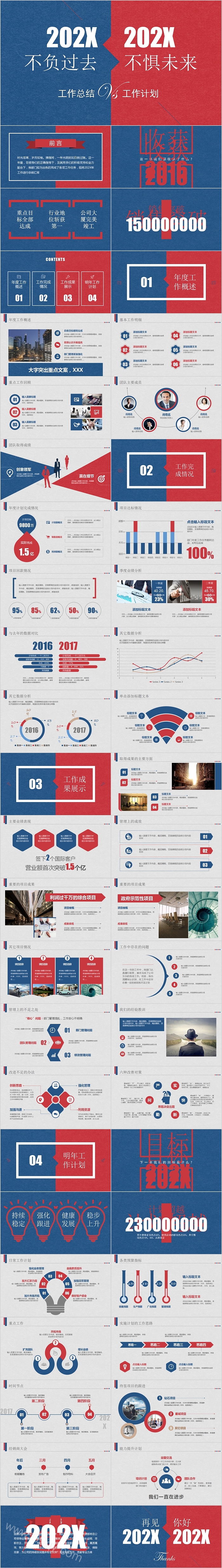 不负过去不惧未来工作总结工作计划PPT
