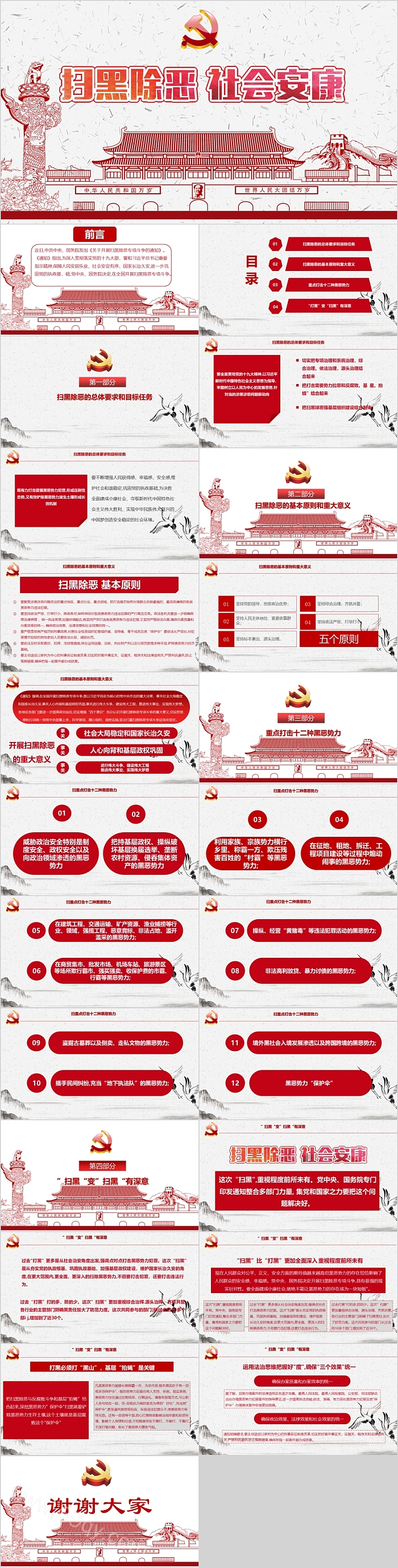 扫黑除恶社会安康专项行动