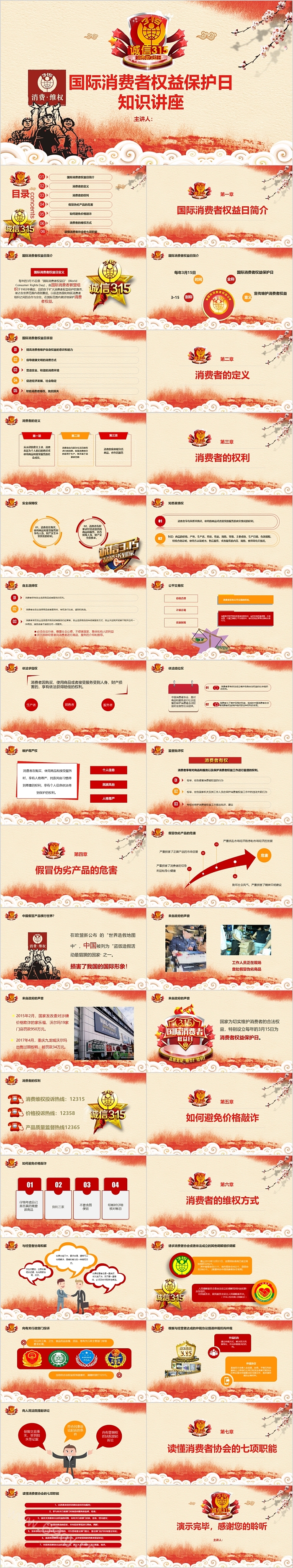 国际消费者权益保护日知识讲座