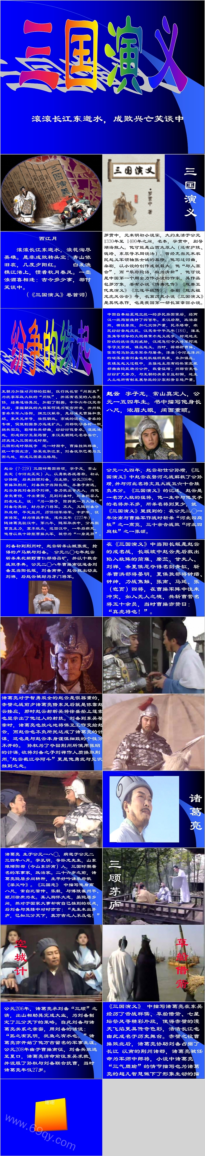 实用名著阅读三国演义PPT
