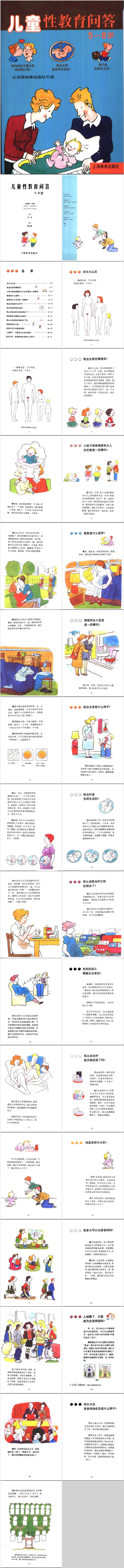 幼儿园《儿童性教育问答》8-12岁教育绘本故事ppt课件
