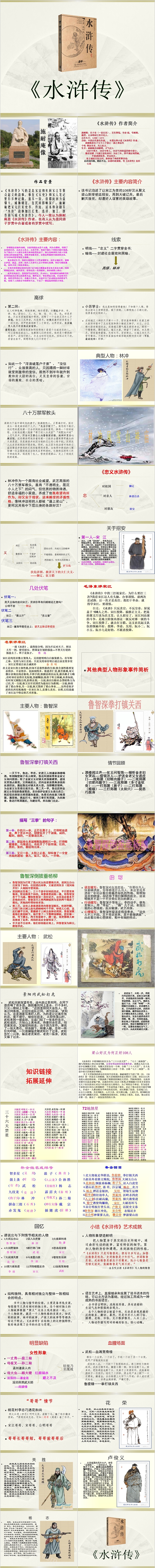 名著导读《水浒传》古典小说阅读