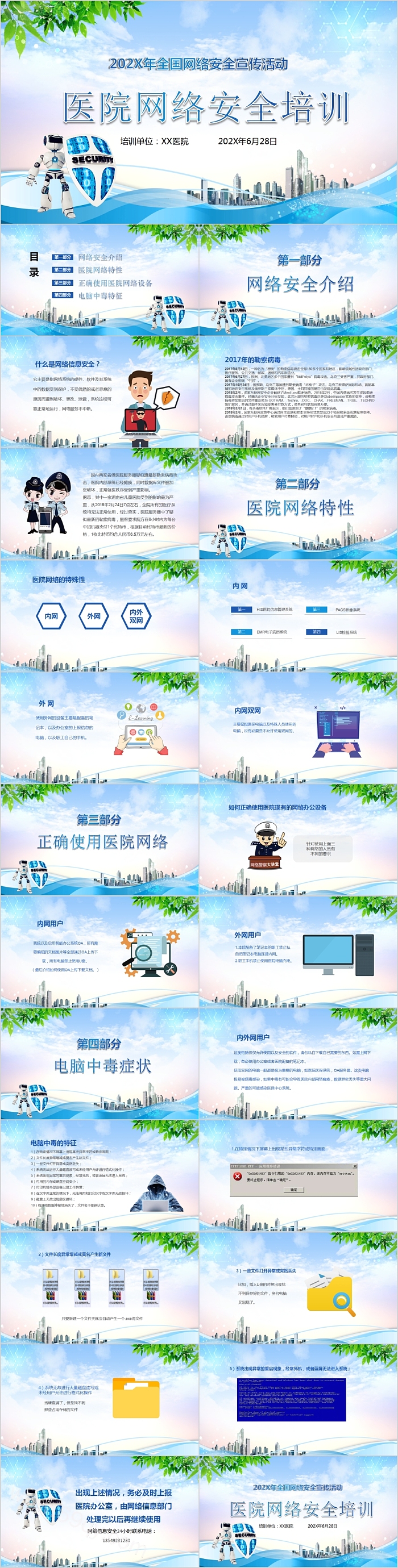 全国网络安全宣传活动医院网络安全培训PPT