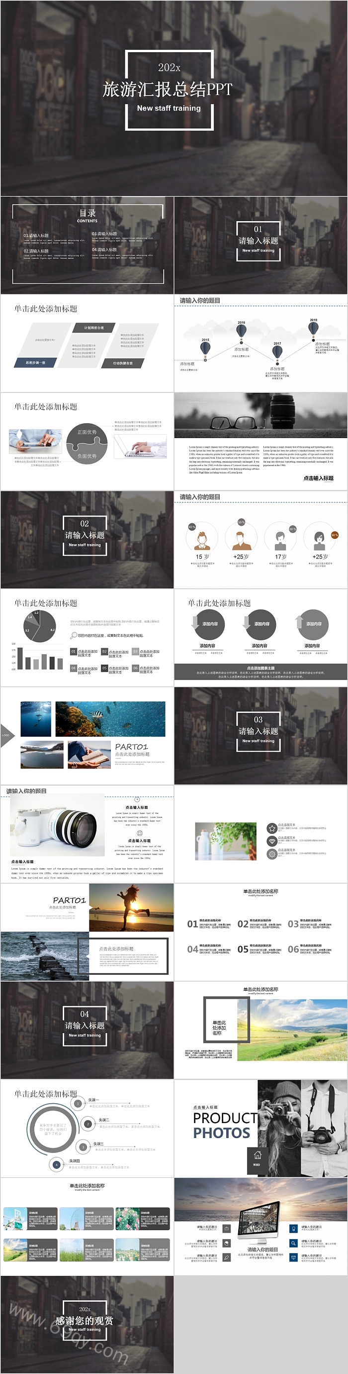 旅游汇报总结宣传策划PPT