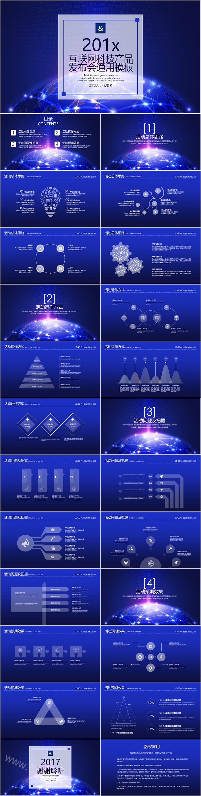 互联网科技产品发布会通用模板