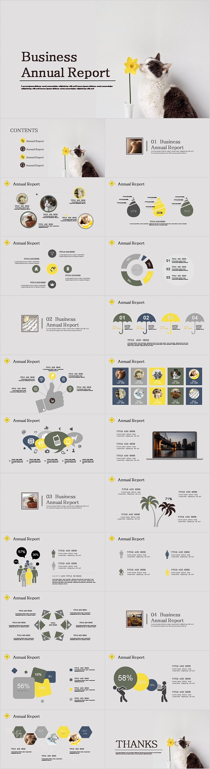 Business Annual Report PPT