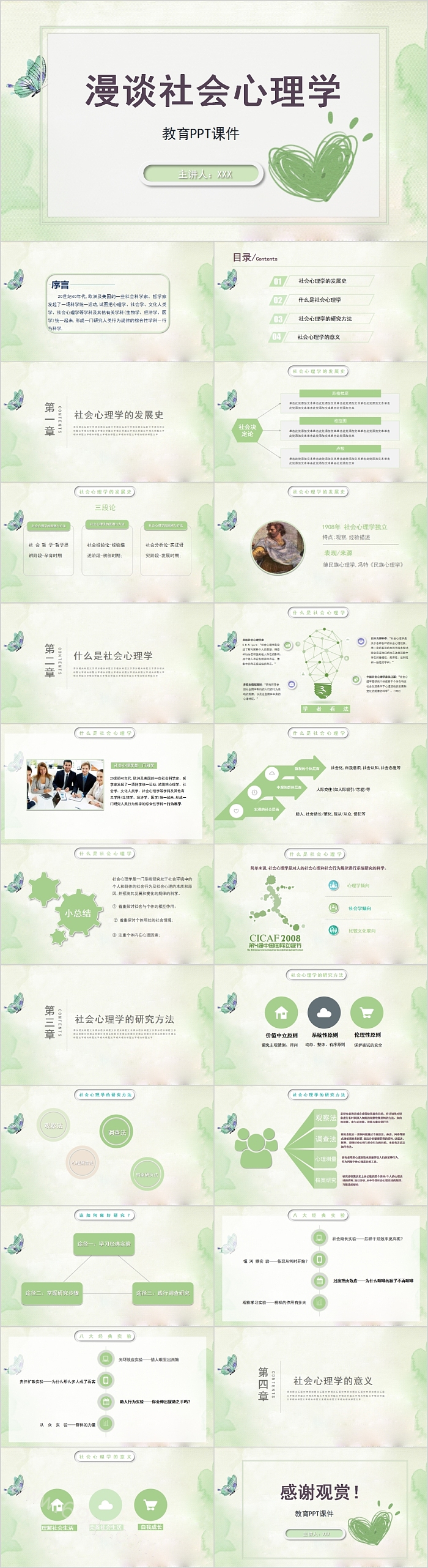 漫谈社会心理学教育PPT课件