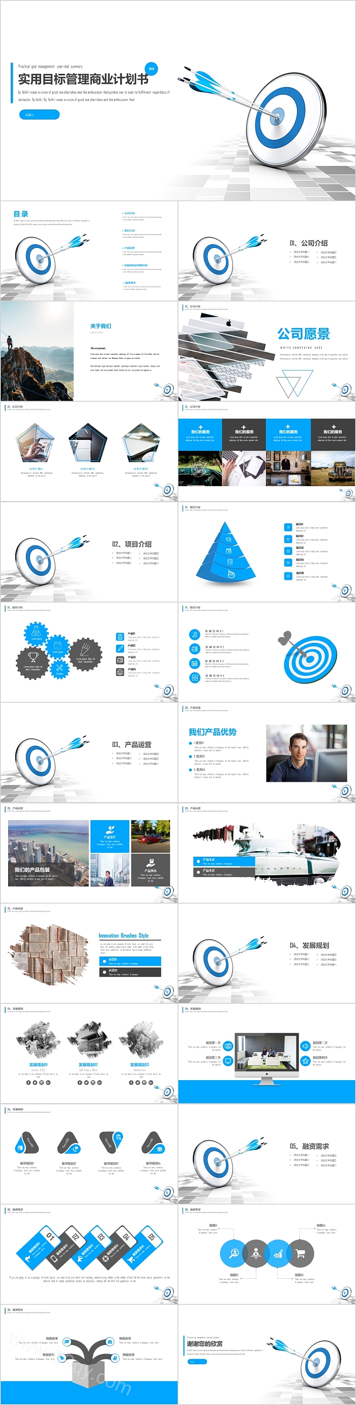 实用目标管理商业计划书模板