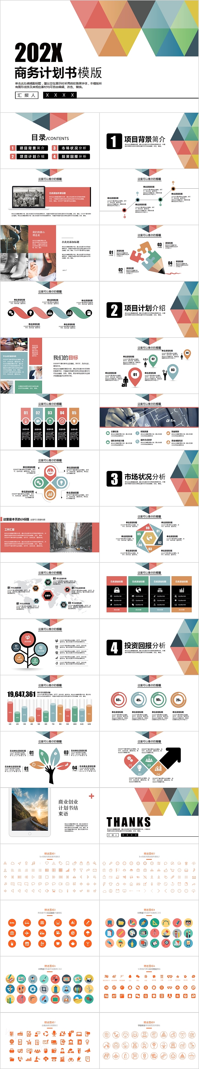 商务总结汇报商务计划书模版