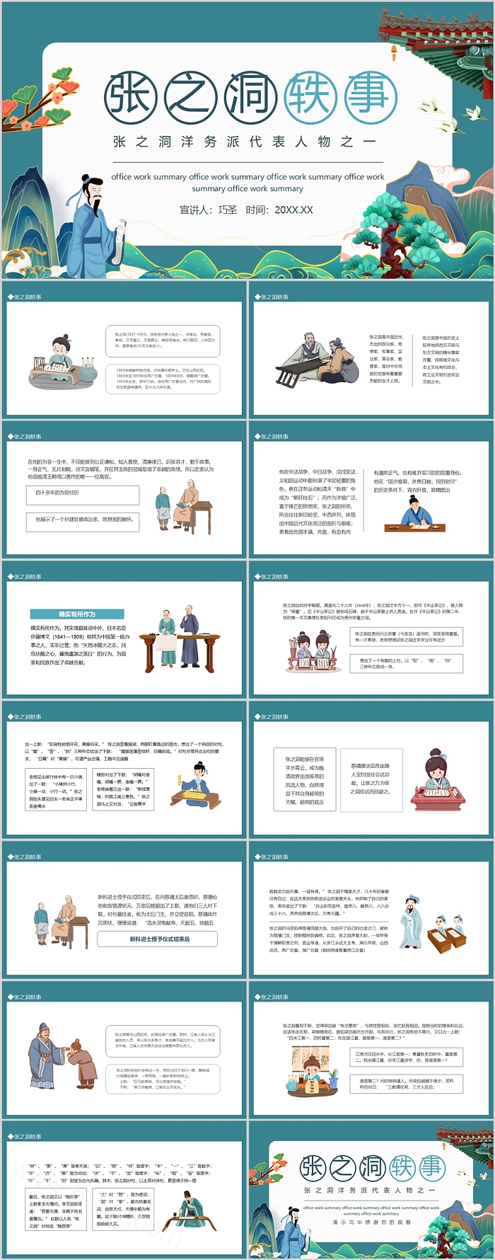 晚晴名臣洋务派代表人物之一张之洞人物介绍ppt课件