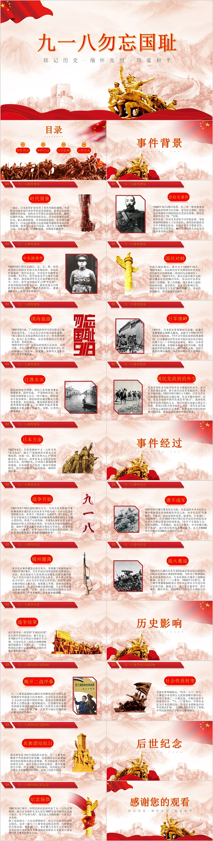 九一八勿忘国耻缅怀先烈铭记历史