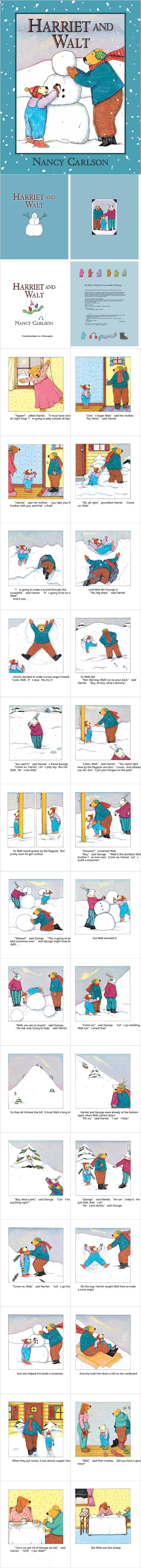 经典幼儿哈利波特主题《Harriet and Walt》英文绘本故事ppt课件