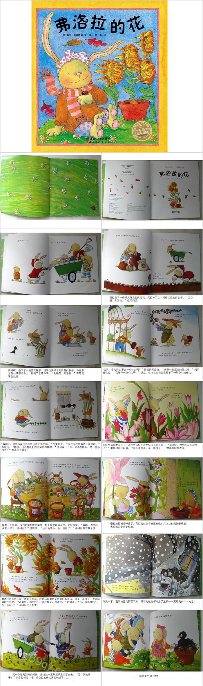 幼儿园小班《弗洛拉的花》儿童教育绘本故事ppt课件