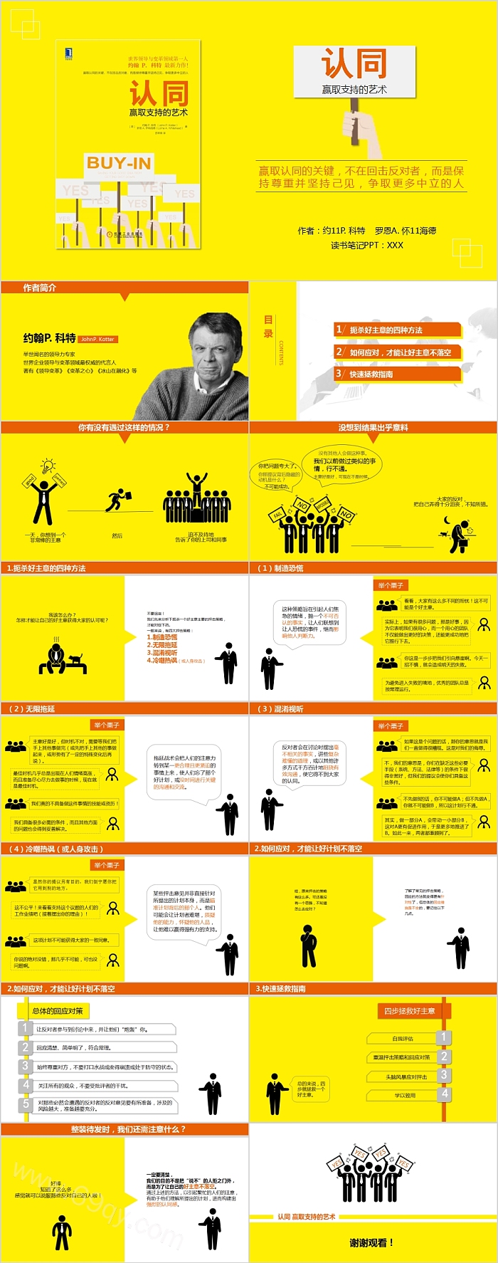 认同赢取支持的艺术读书笔记PPT