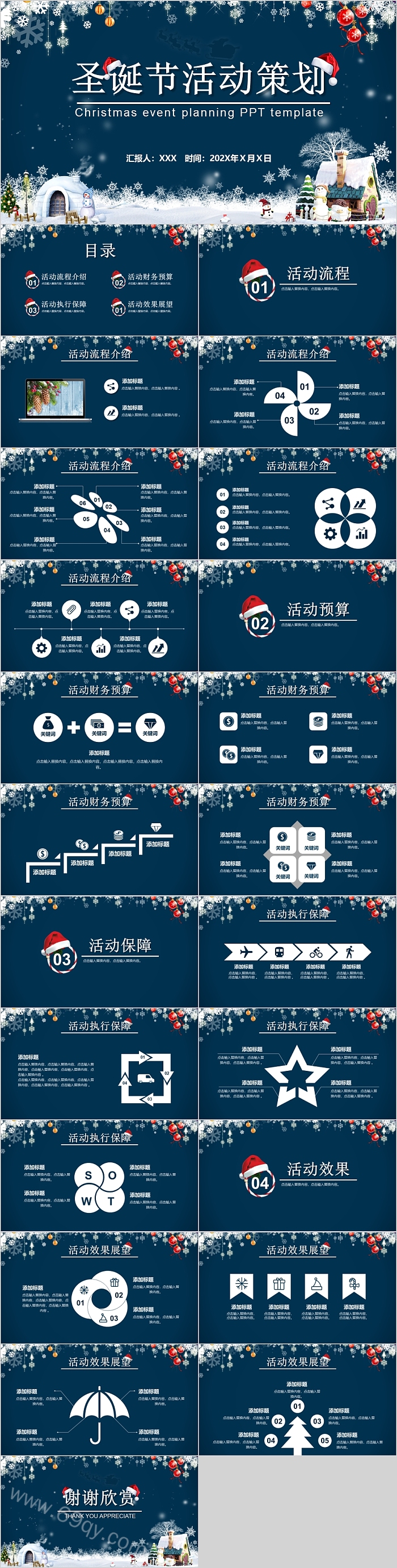 圣诞节活动策划晚会策划方案PPT