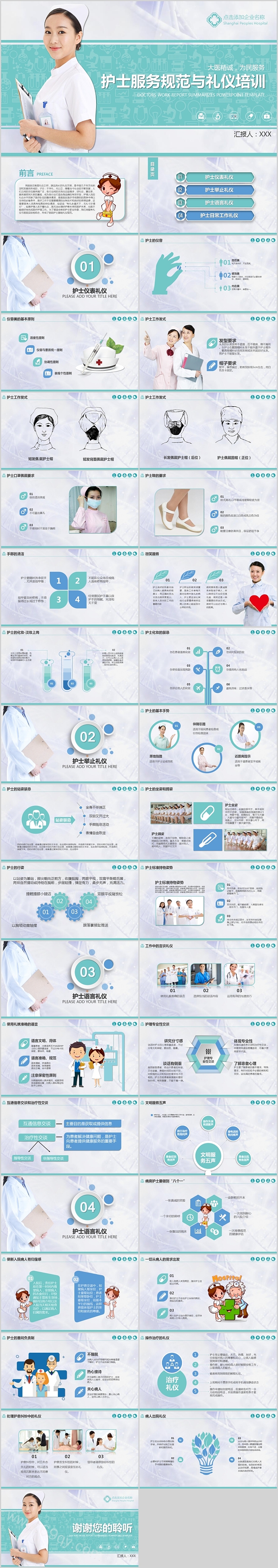 医院门诊护士服务规范与礼仪培训PPT课件