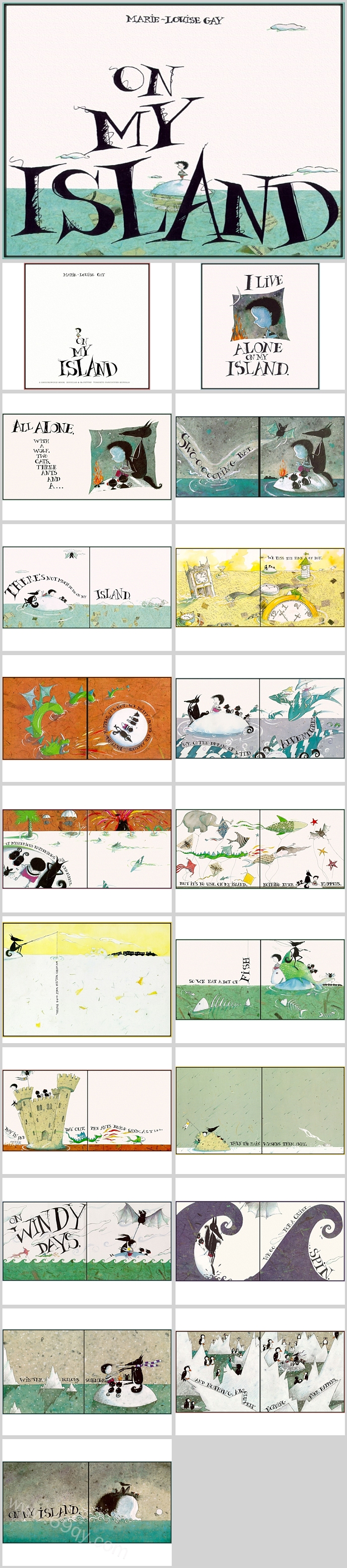 英文绘本故事PPTOn My Island