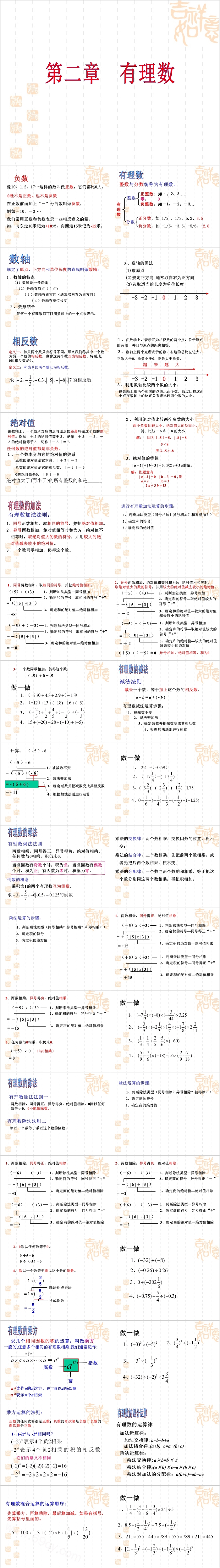 七年级数学有理数教学课件