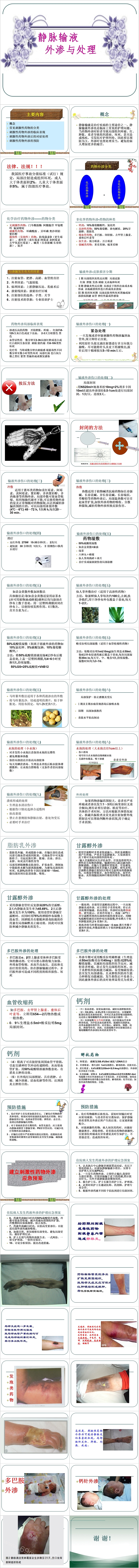 静脉输液外渗与处理PPT模板