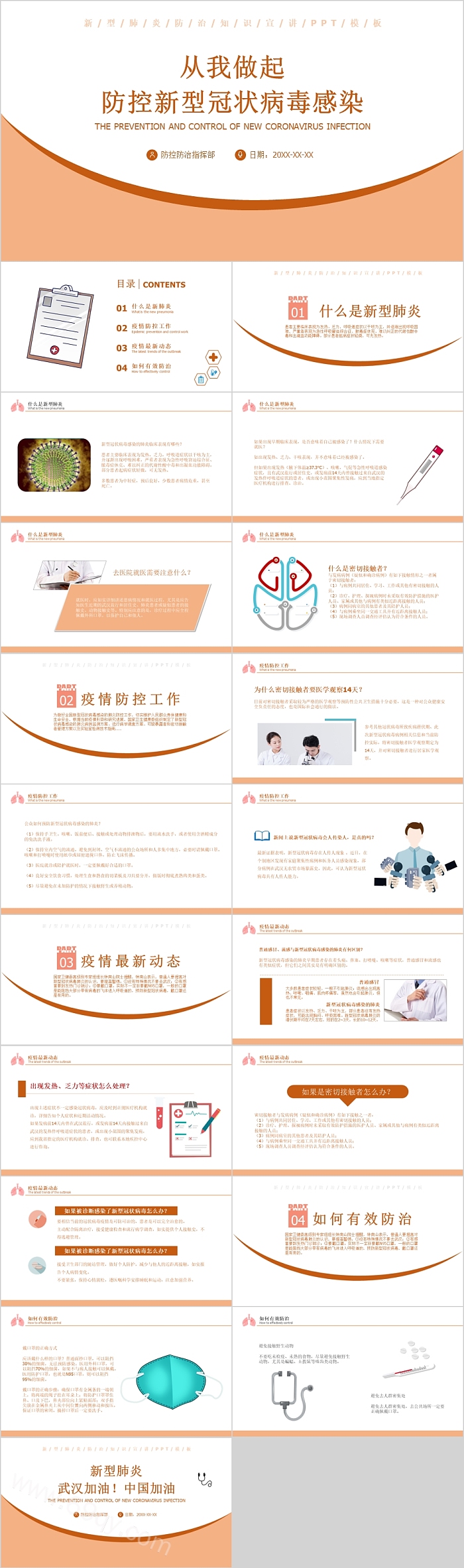 从我做起防控新型冠状病毒感染